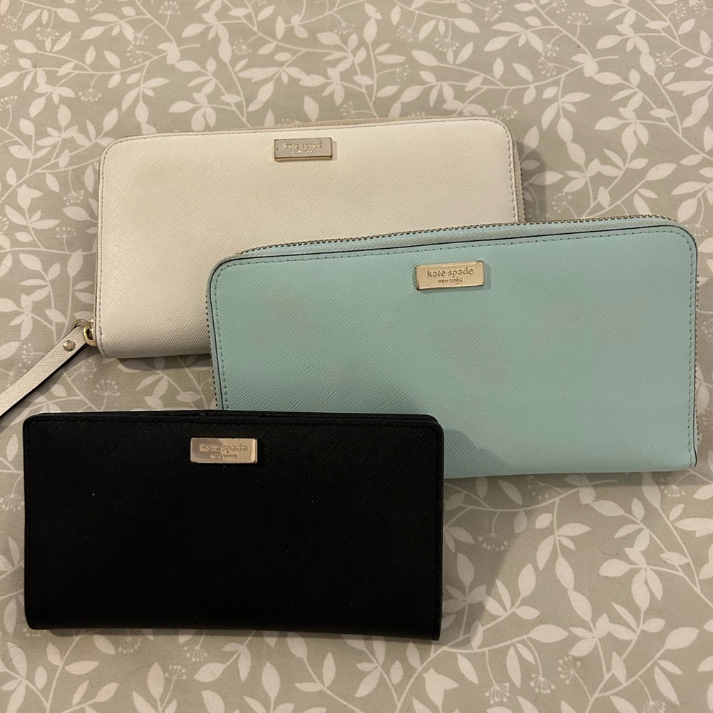 Set Of 3 Kate Spade Wallets - image 2